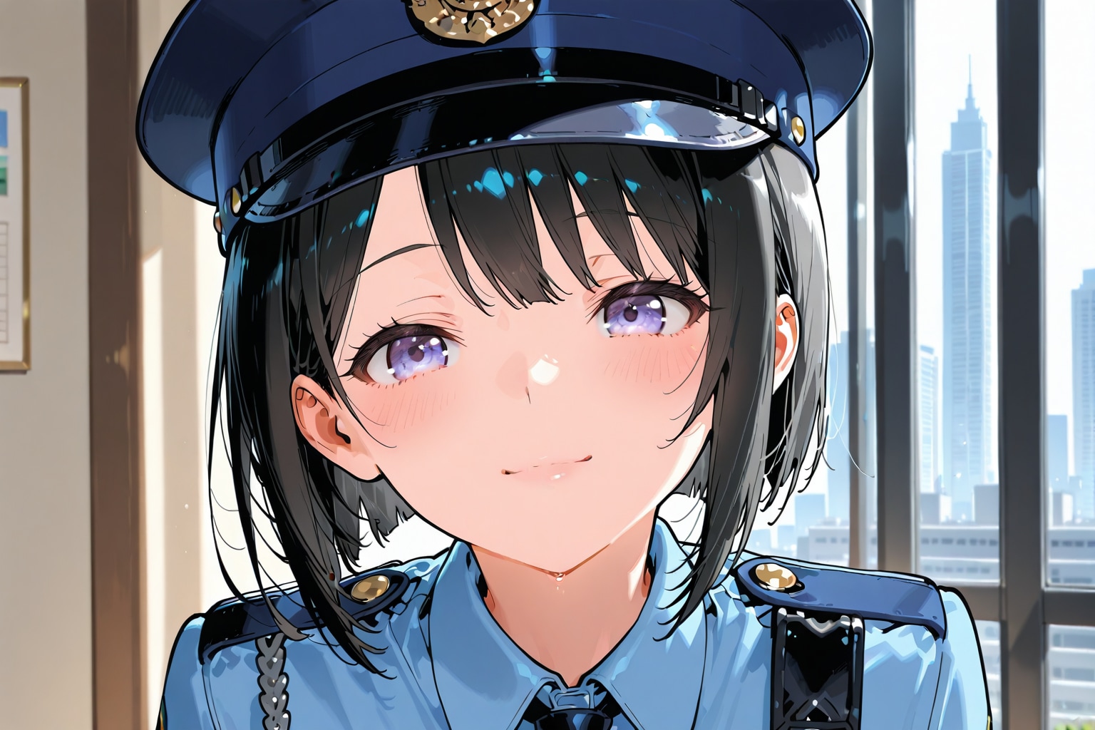 婦警さん（男の娘 | の人気AIイラスト・グラビア