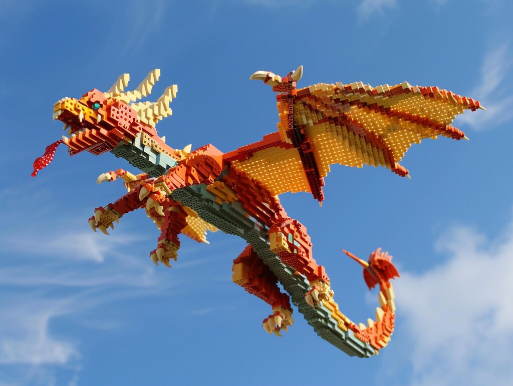 羽ばたけドラゴン！（LEGO的）