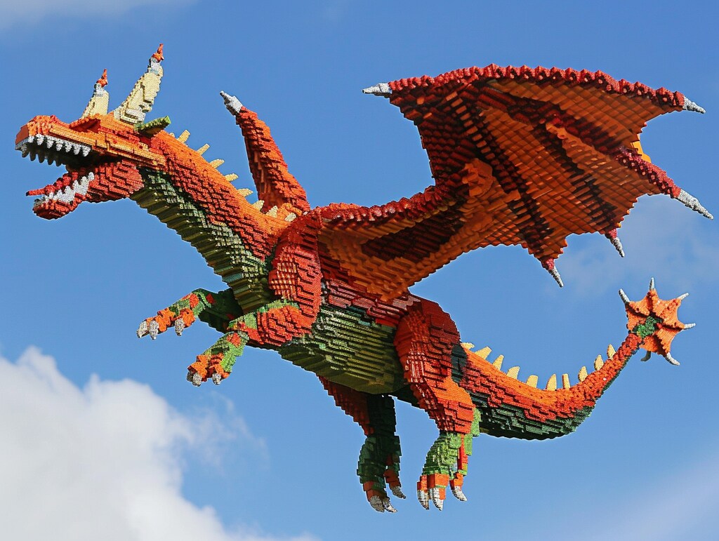 羽ばたけドラゴン！（LEGO的）