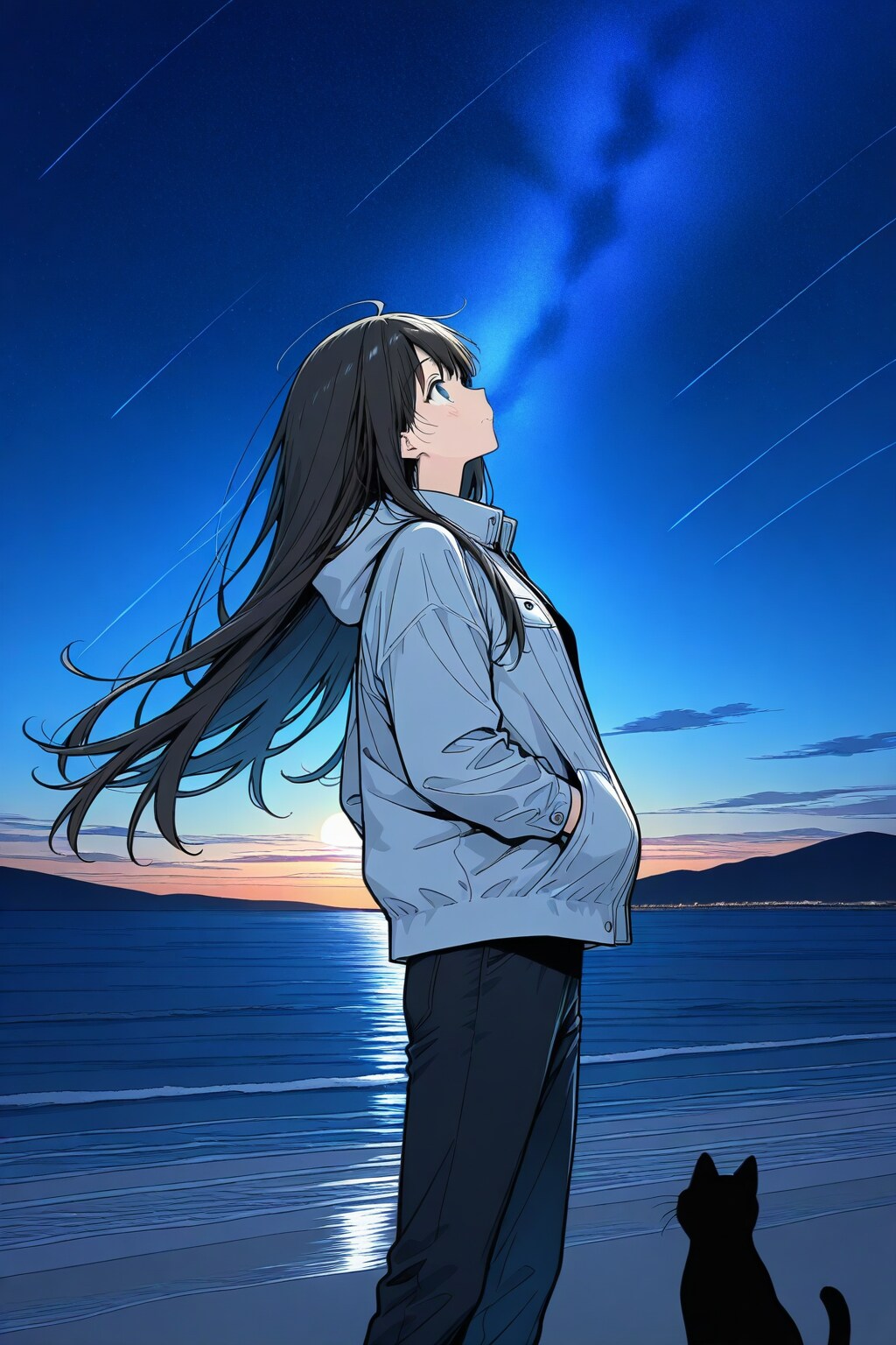 BEHIMOTH. 砂浜の魔女と星空