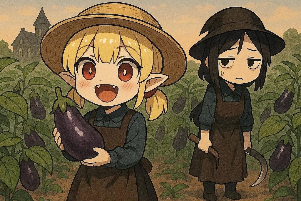 夏だ・朝イチでナスだ・ヴァンパイア