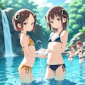 魔族の水浴び 4枚目
