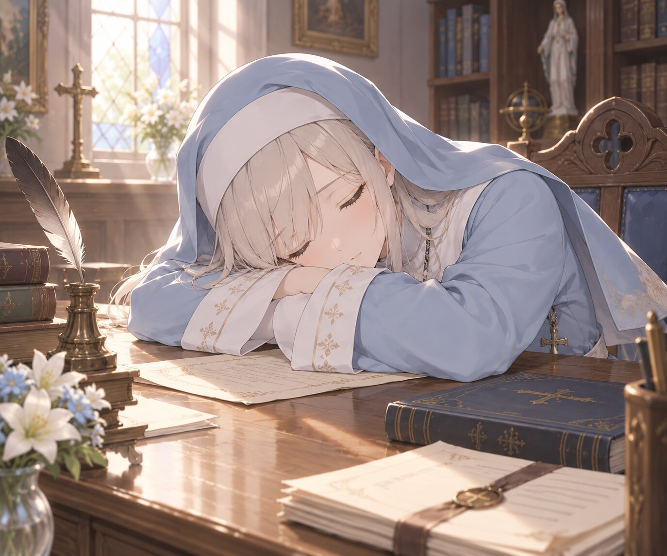 うたた寝 | の人気AIイラスト・グラビア