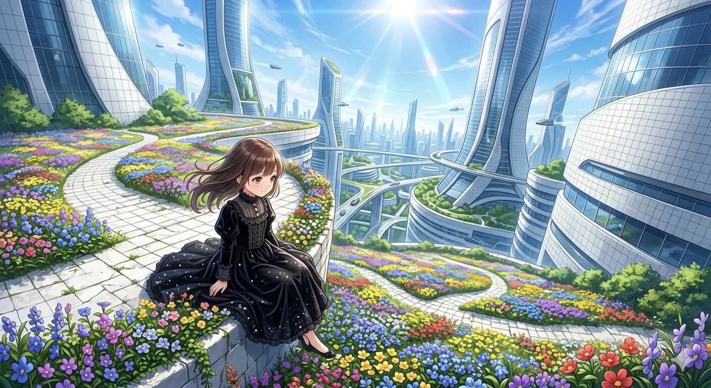 屋上庭園 | の人気AIイラスト・グラビア