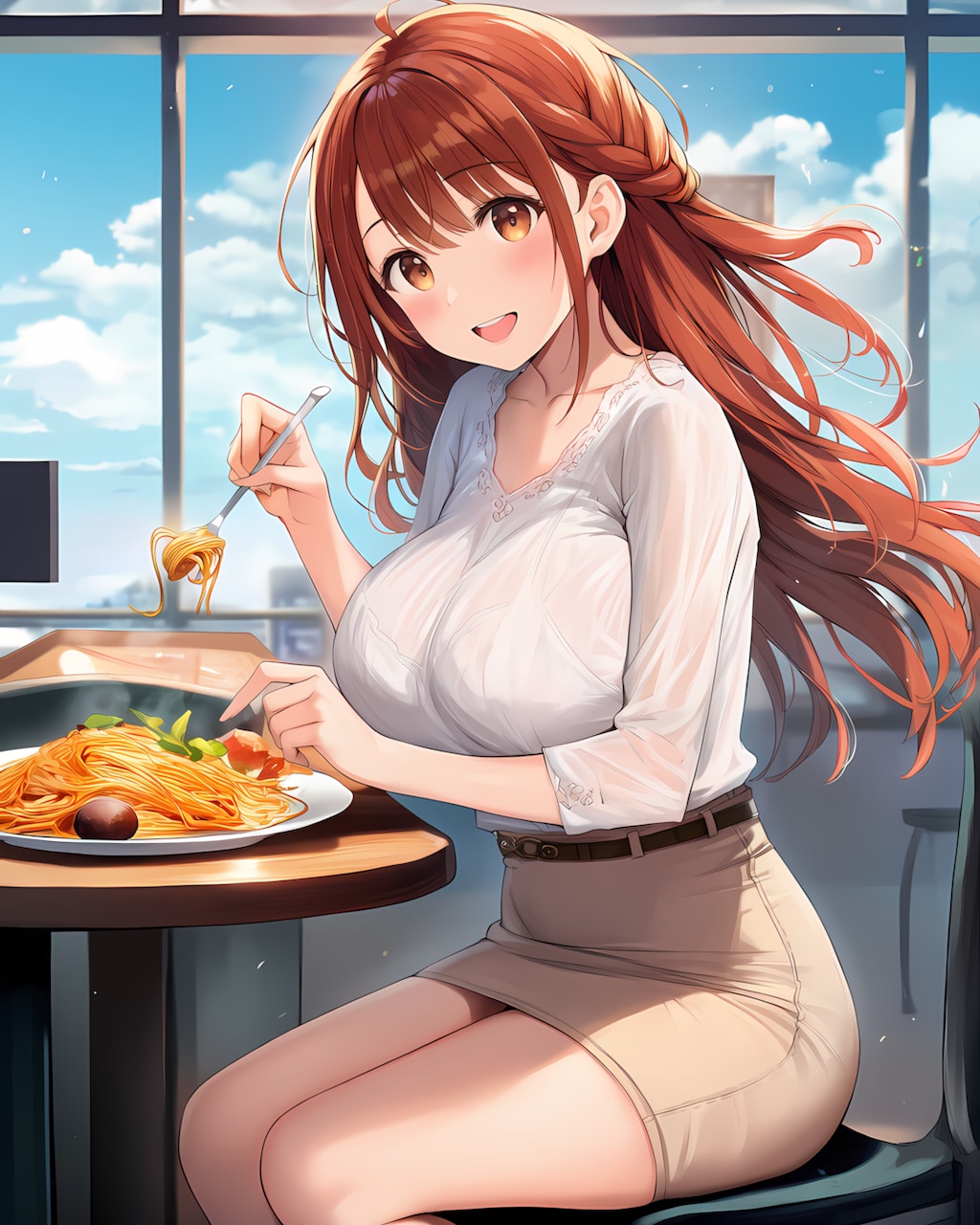 オフィス街の隠れ家ランチタイム🍝💕