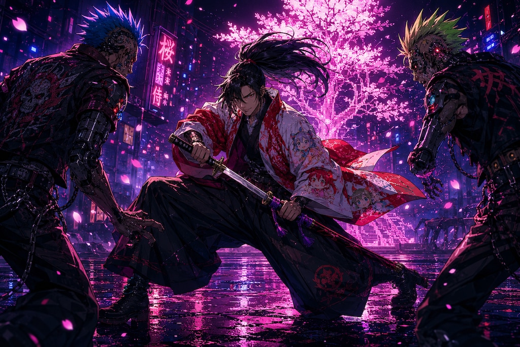 未来都市の凸凹コンビ