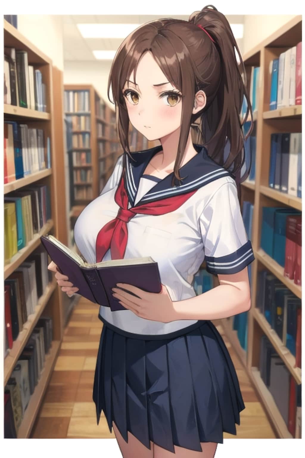 図書室の女の子1０