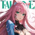 ねこみみマガジン🐱ミクちゃんのボディペインティング🌈🍑 2枚目