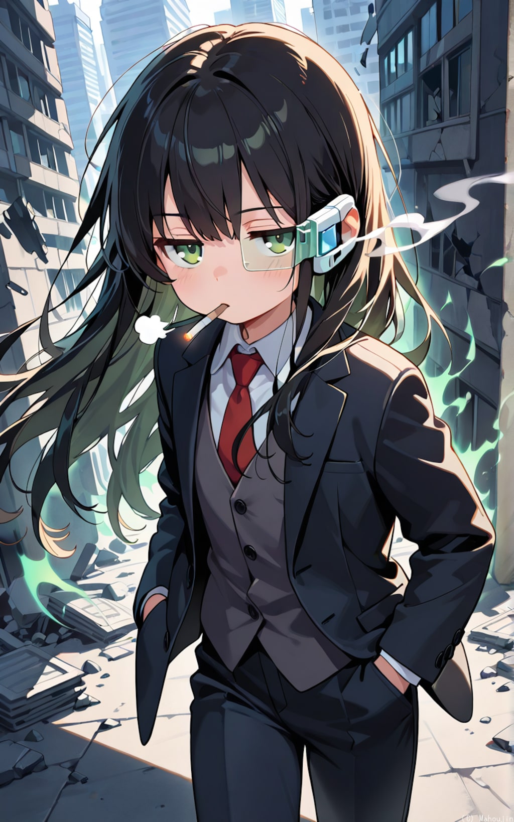 「ん、現場に到着」