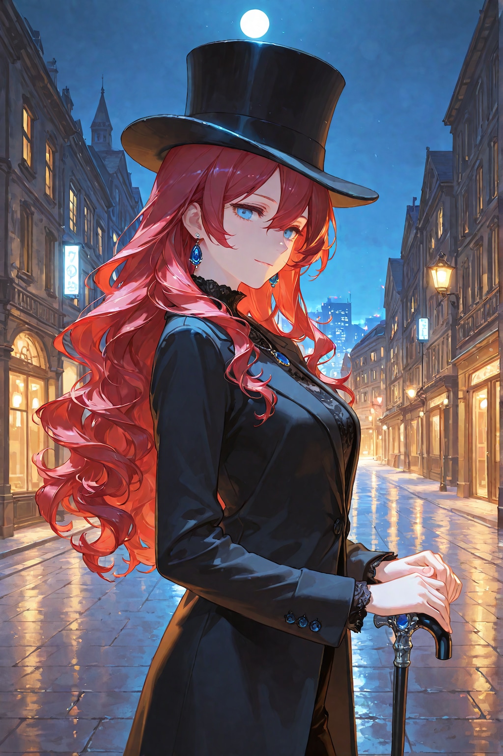 不死の魔女と月夜の出立