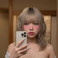 金髪ちゃん浴衣自撮り 5枚目