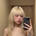 金髪ちゃん浴衣自撮り 4枚目