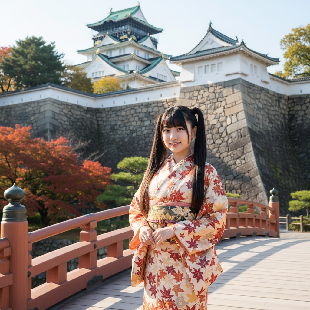 黒ツイさん。お城。