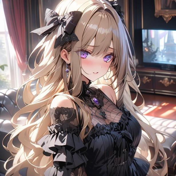 ゴスロリの結菜(ゆな) | の人気AIイラスト・グラビア