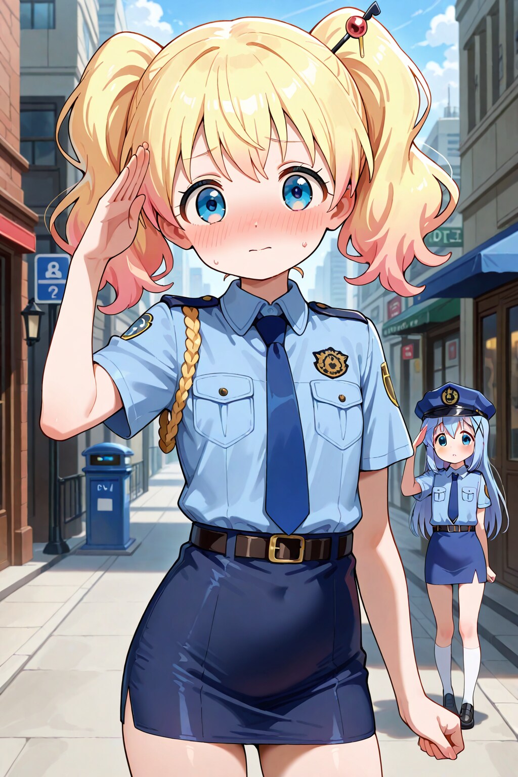 けいれい‼️（お巡りさんの日　01）