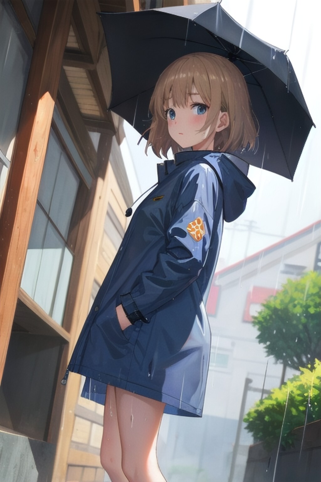 雨降りの彼女