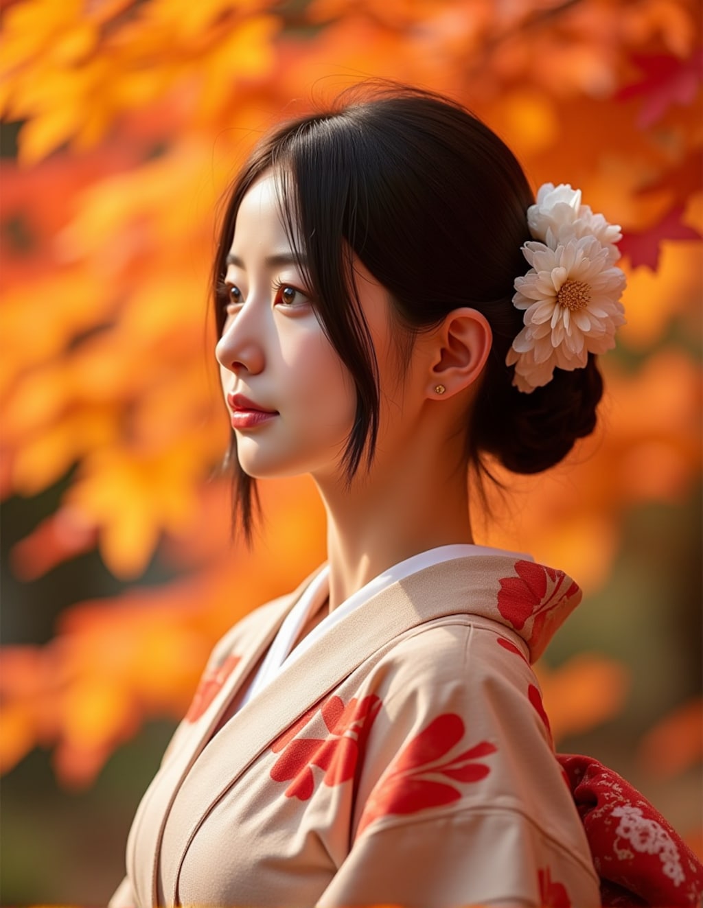 深まる秋に京女