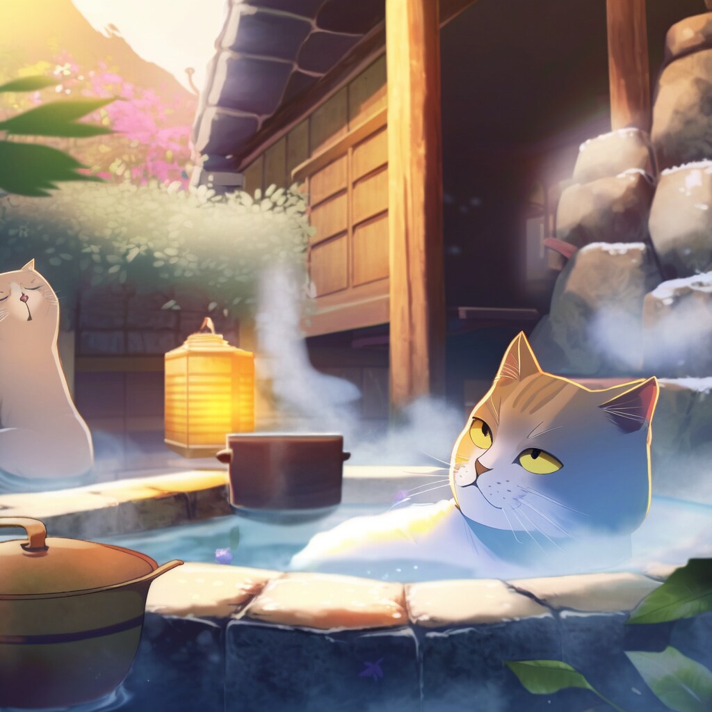 猫も入る温泉