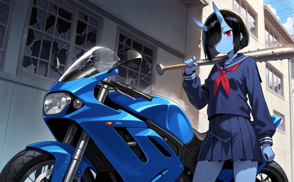 校舎の窓ガラス壊して回った