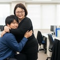 スキンシップを大事にする職場の上司（ぽっちゃり編1） 9枚目