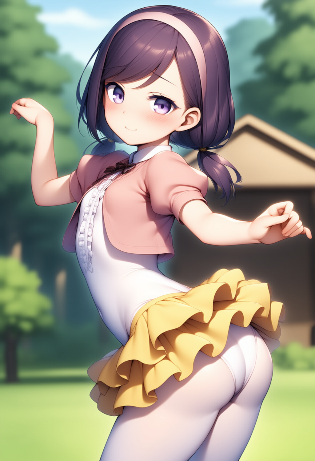 とある魔法少女モチーフ・発表会用レオタード・６