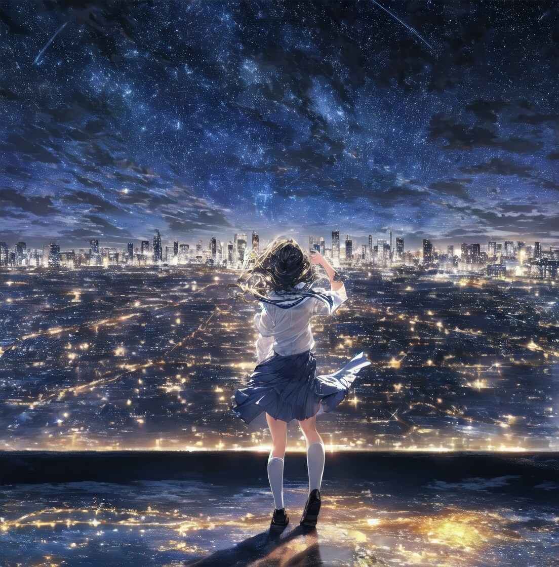 夜 | の人気AIイラスト・グラビア