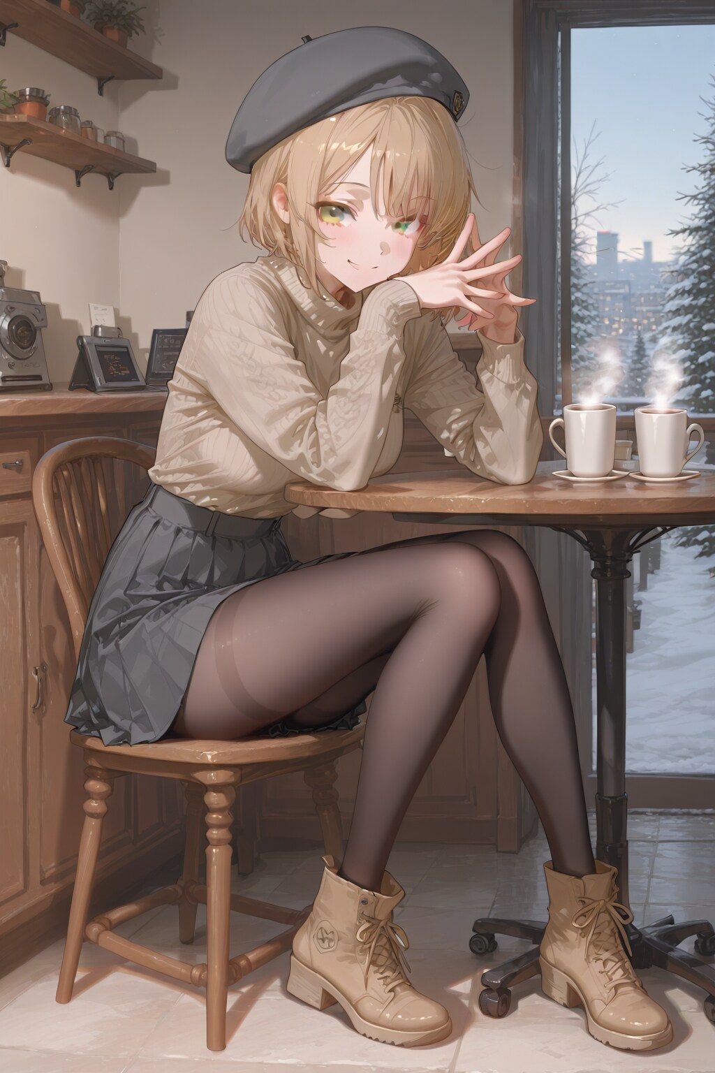 カフェで一息