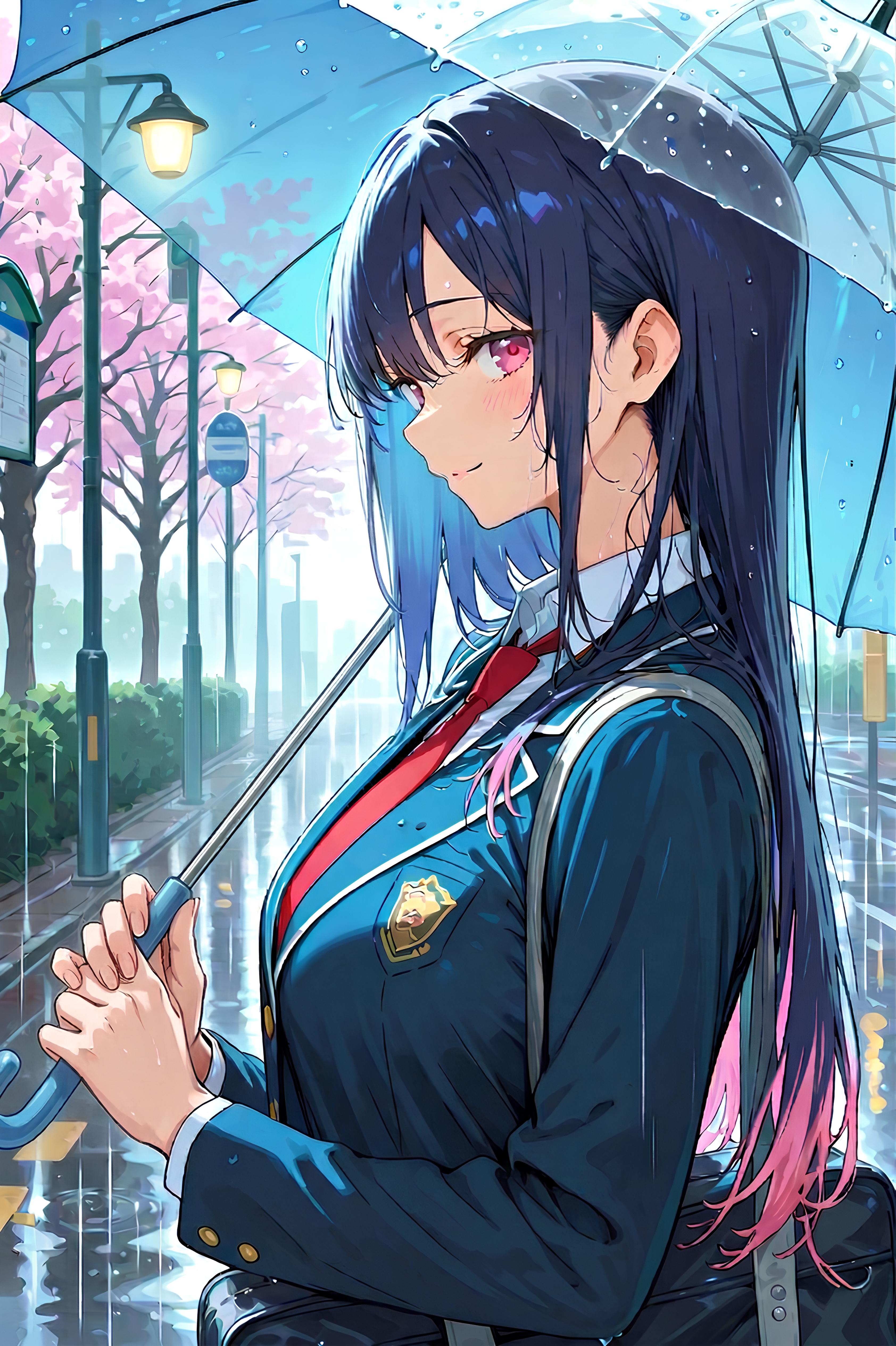 春の雨 | の人気AIイラスト・グラビア