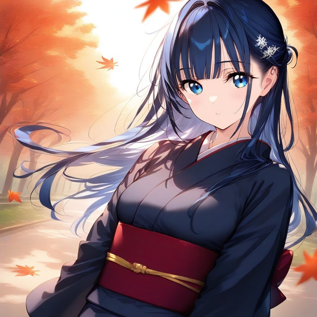 着物を姿のチサちゃん