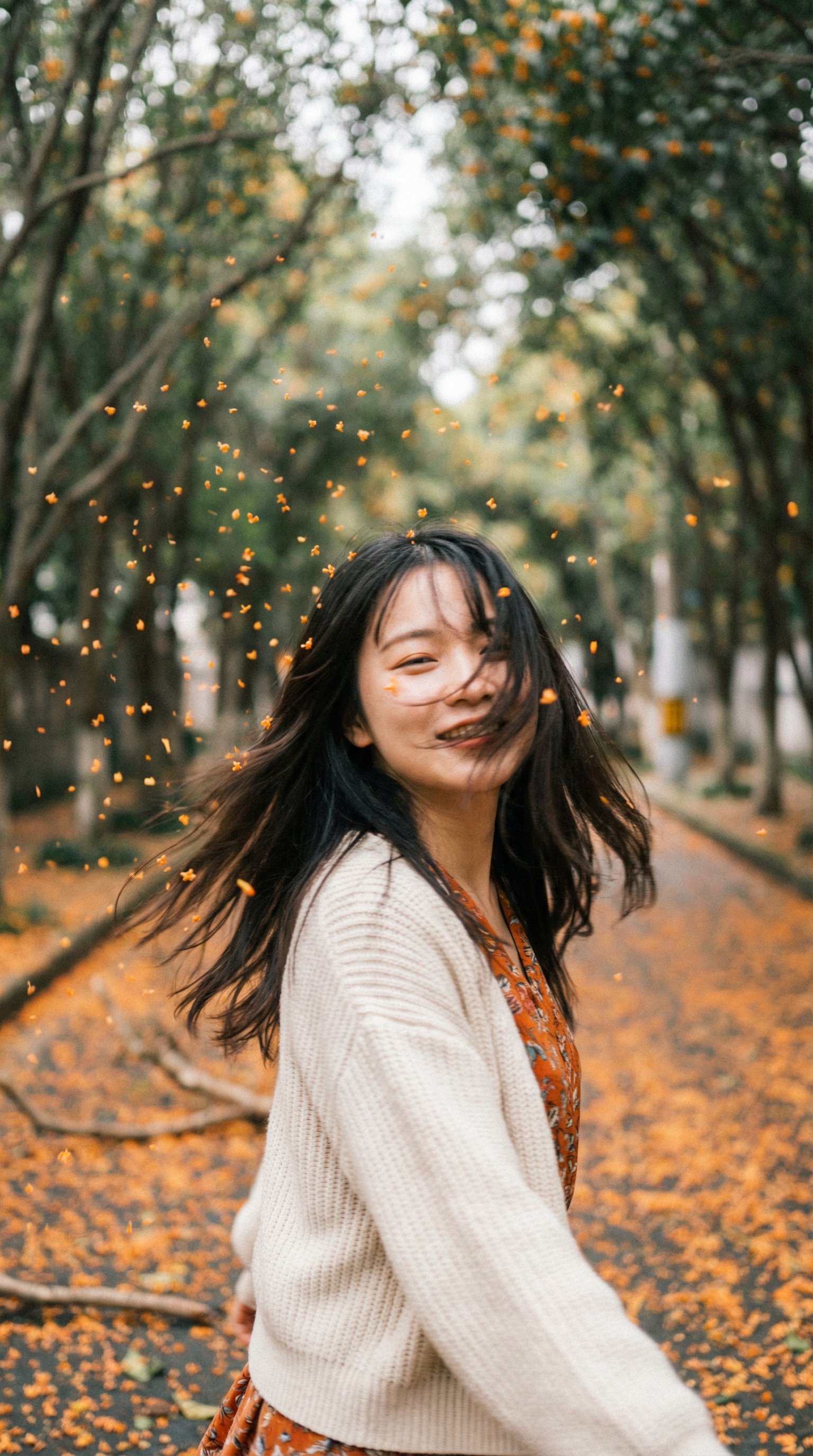 Dancing with Fleeting Petals
