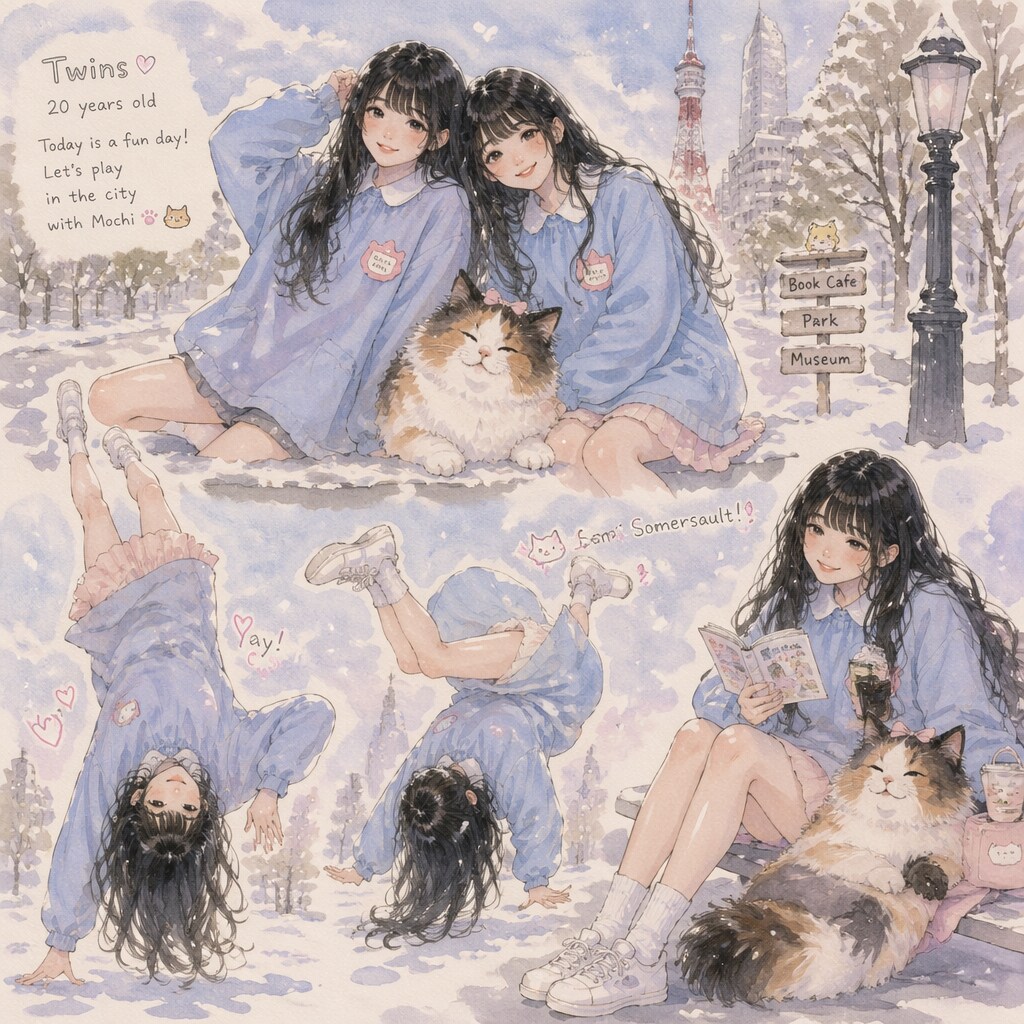 双子の園児（４）GPTimage2.0