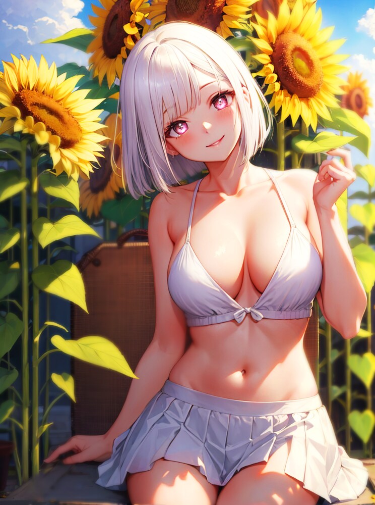 ひまわりと少女の夏休み
