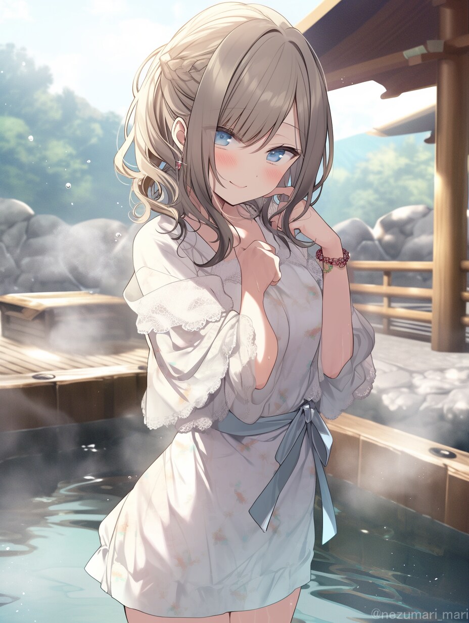 温泉withタオル