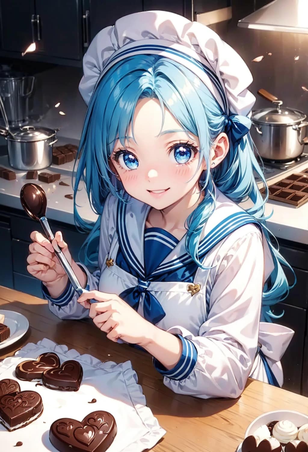 チョコ作りの執事と葵