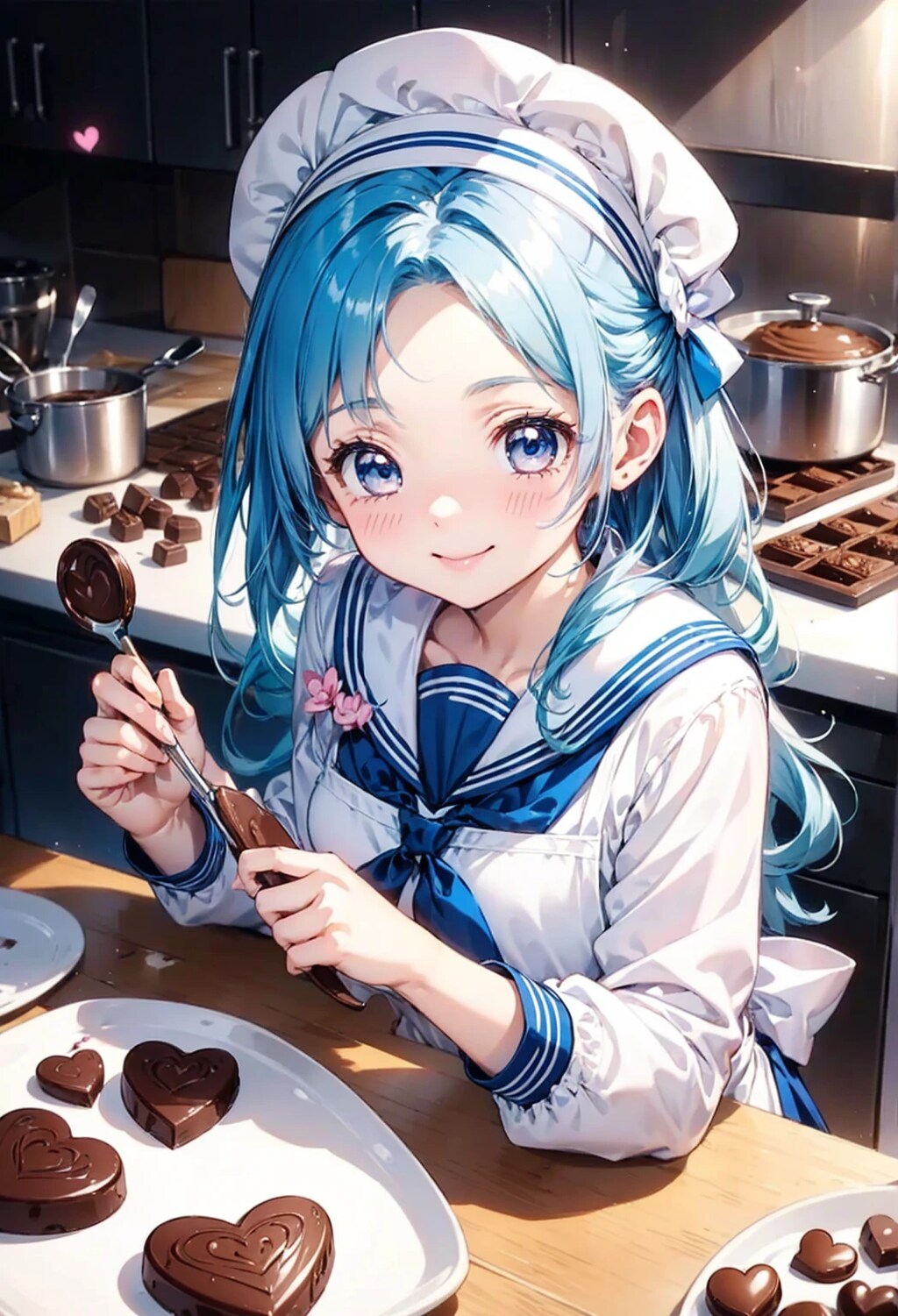 チョコ作りの執事と葵