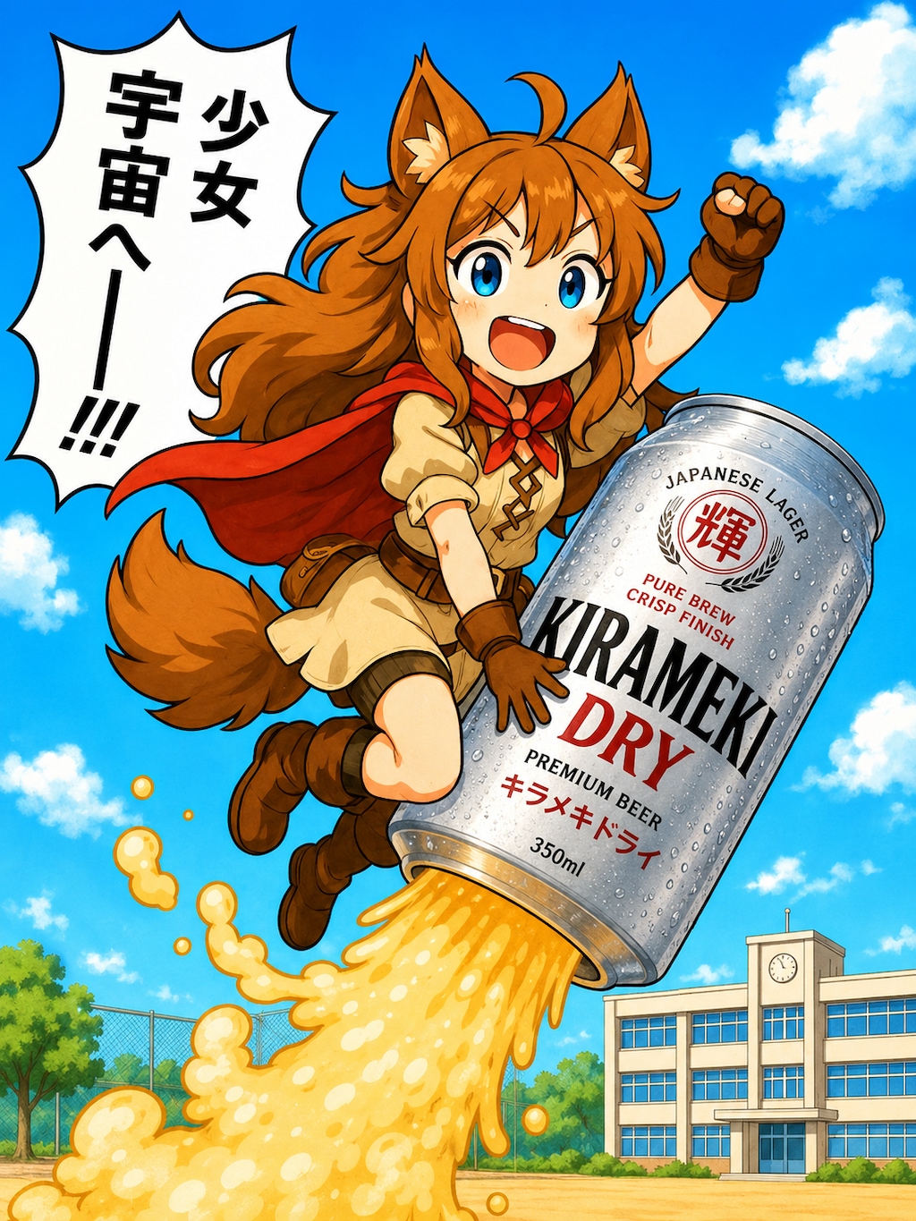 小さな女の子宇宙へー！