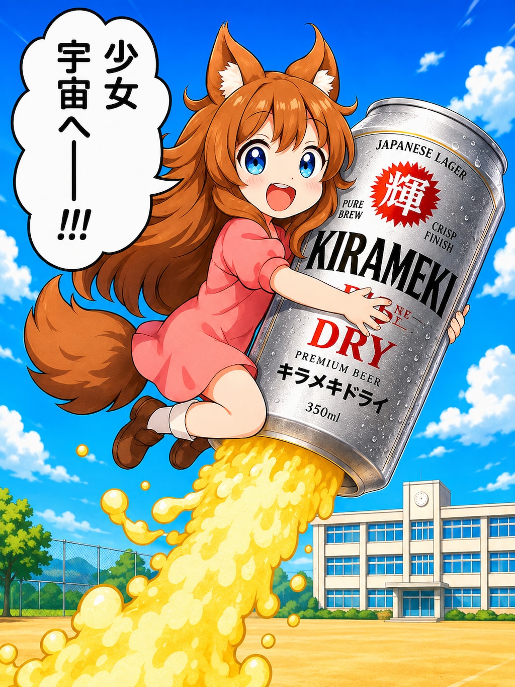 小さな女の子宇宙へー！