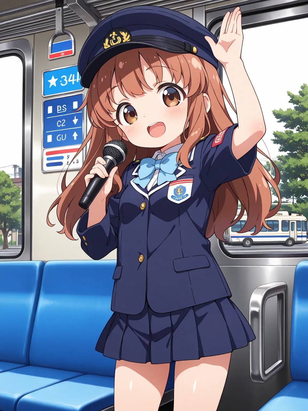 📒らぶりーがーるずバスツアー・かえでちゃんのガイド
