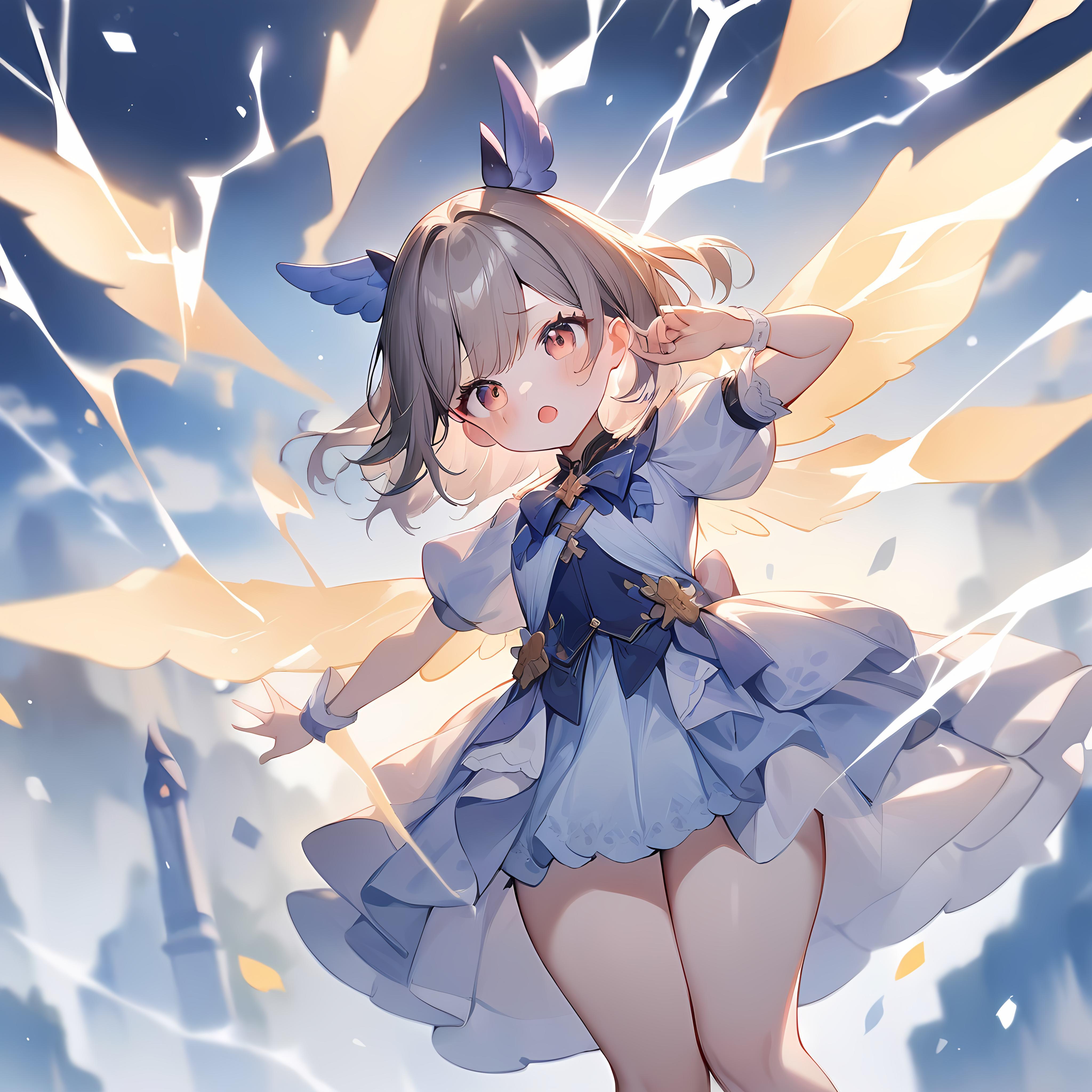 光の翼。