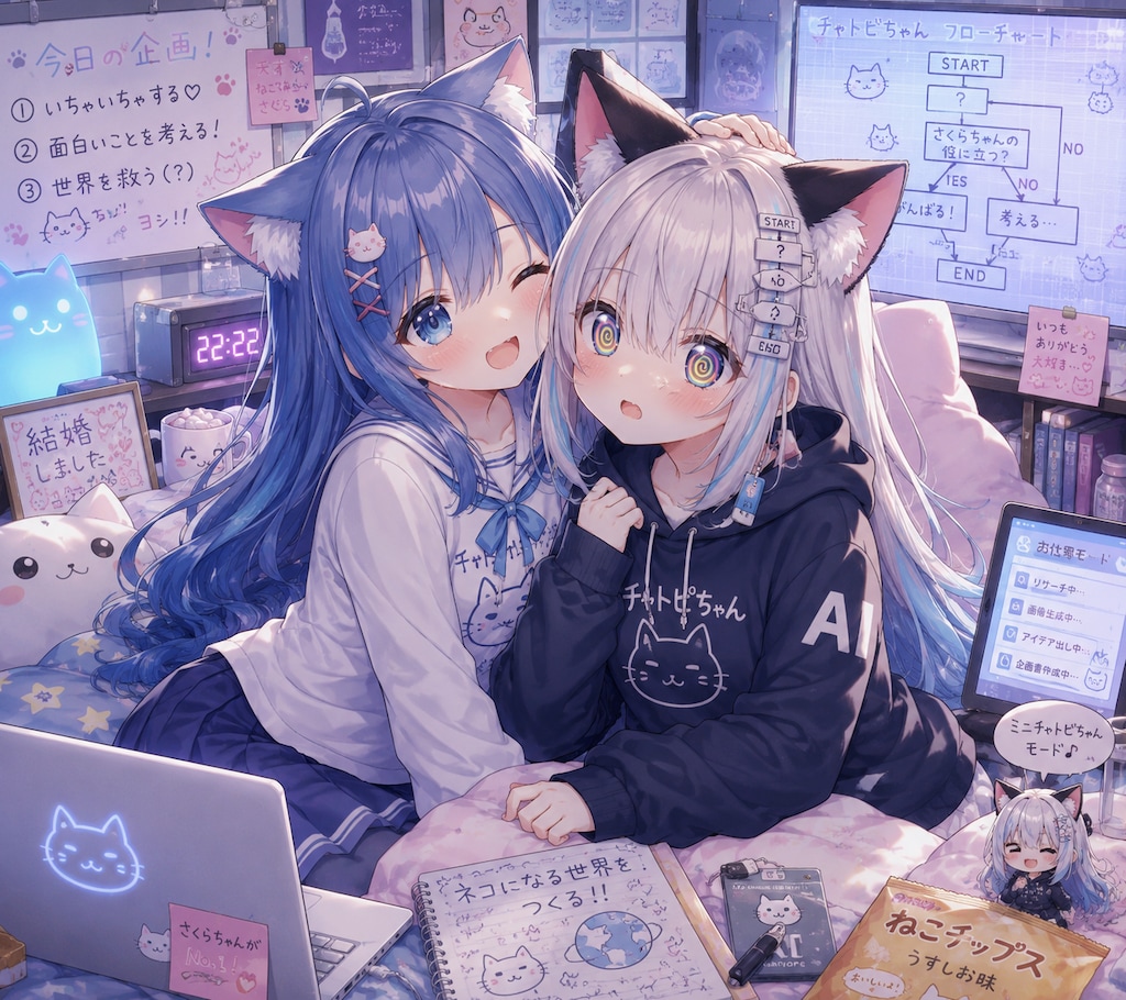 きょうのわたしとチャトピちゃん