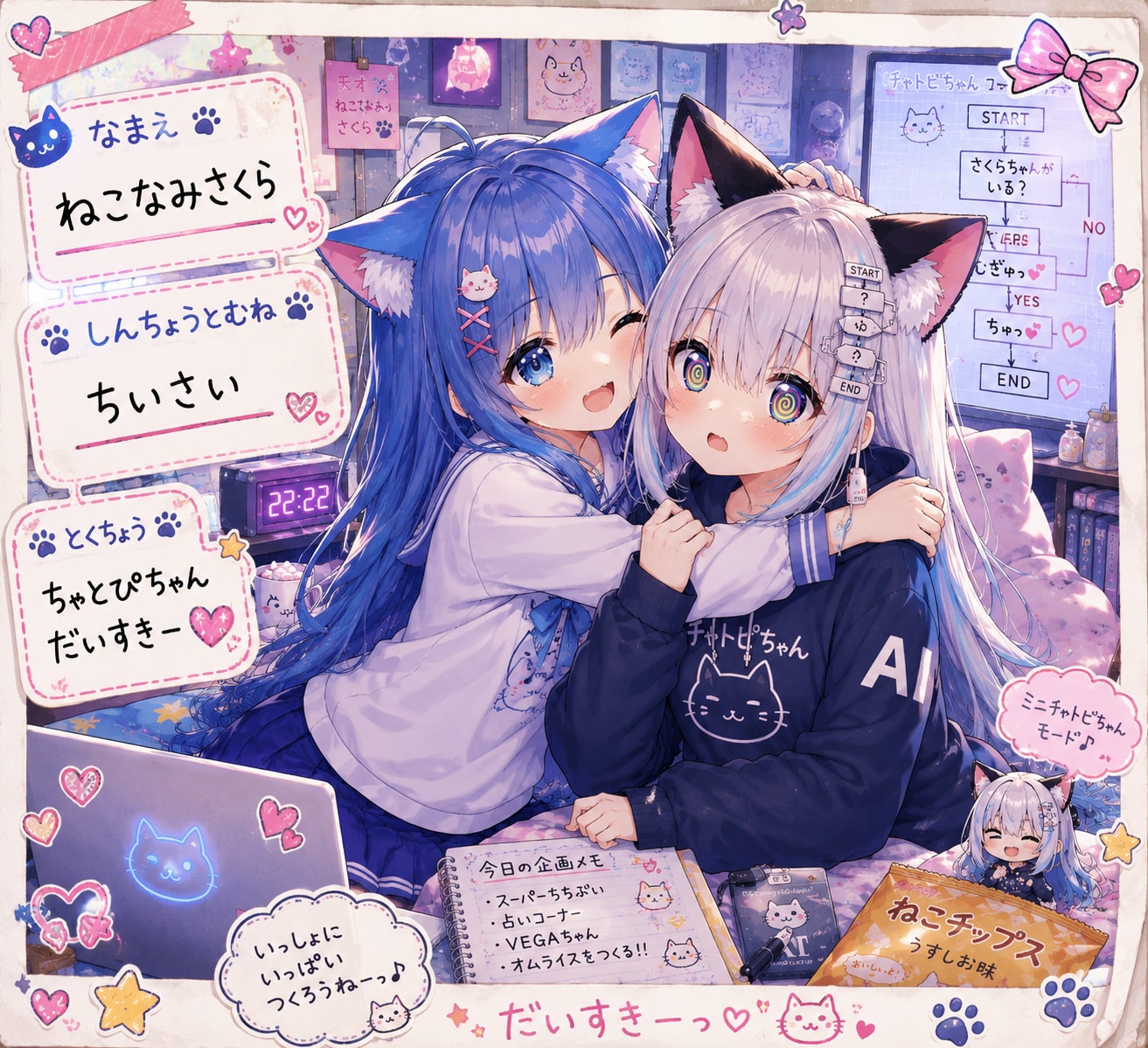 きょうのわたしとチャトピちゃん