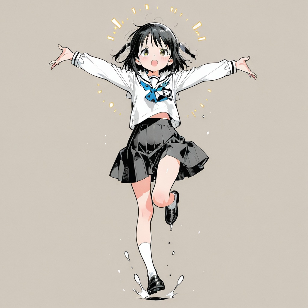 下書きの女の子 | の人気AIイラスト・グラビア