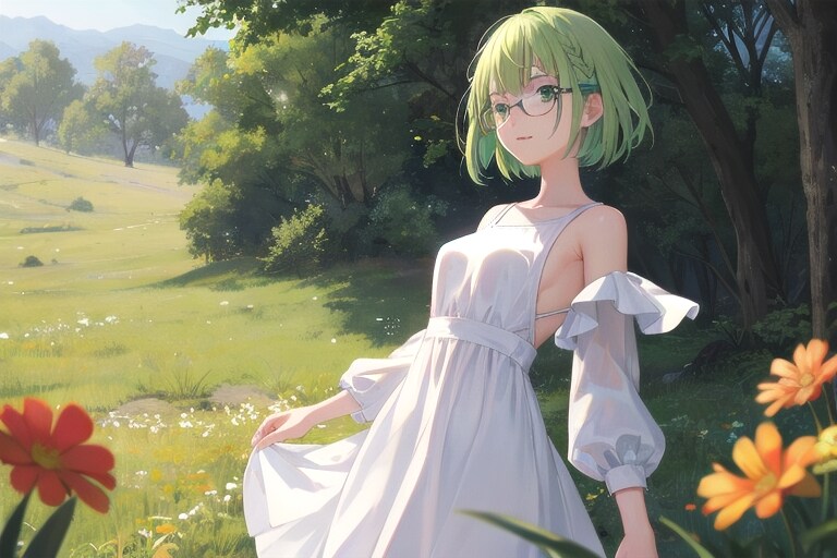 高原の少女
