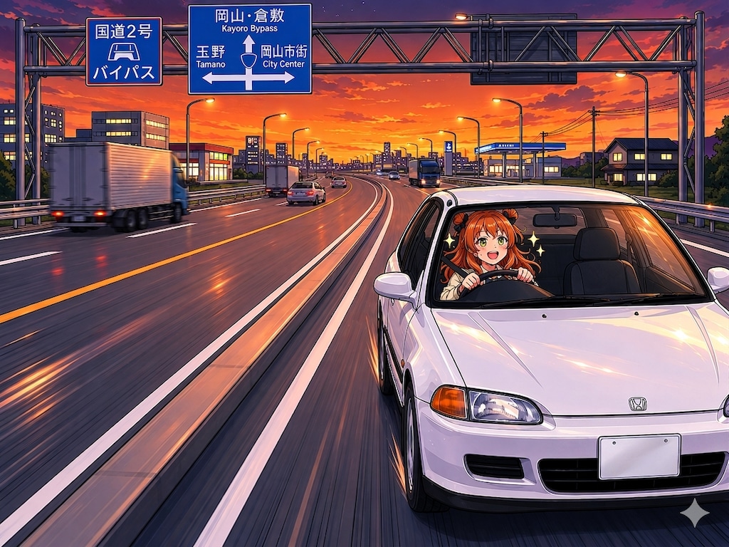 そよ風のやうに帰宅♪