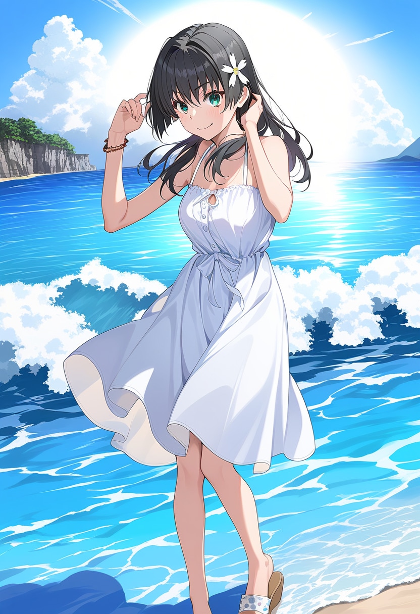 佐天さん（ビーチ） | の人気AIイラスト・グラビア