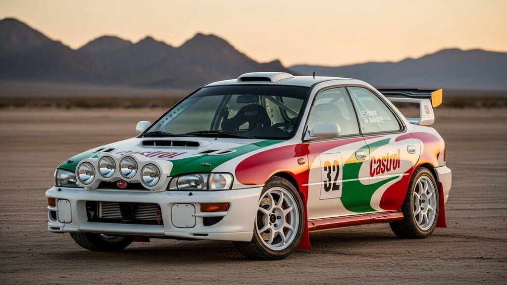 カストロールインプレッサラリーカー