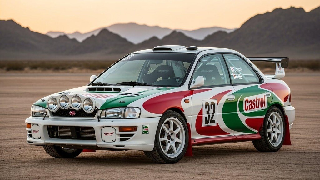 カストロールインプレッサラリーカー