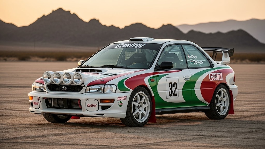 カストロールインプレッサラリーカー