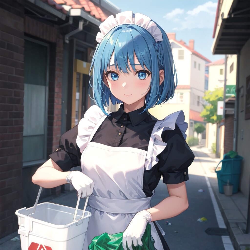 春日和ゴミを拾ってあい感謝　弾