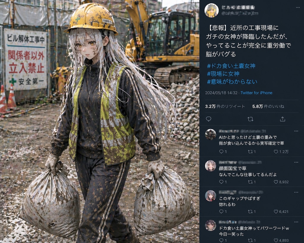 【TSポンコツ女神】第4話 「空腹と、黄色いヘルメット」